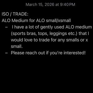 ALO Yoga Tops, leggings, sports bras, shorts